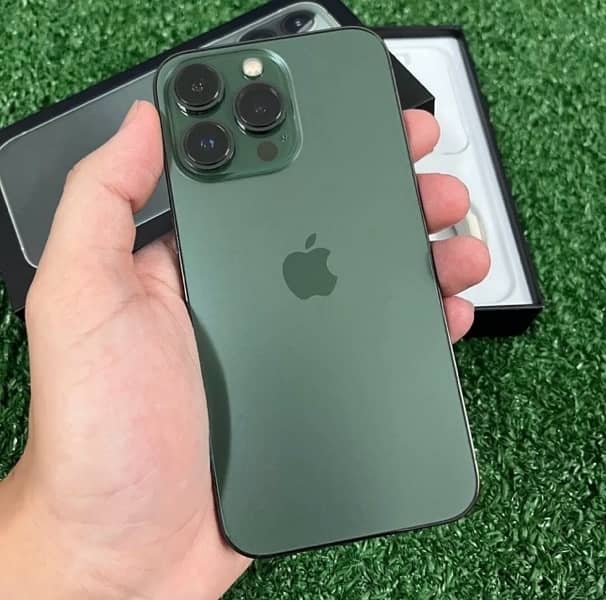 iPhone 13 Pro Max 256 Alpine green Unlocked PTA APPROVED 0