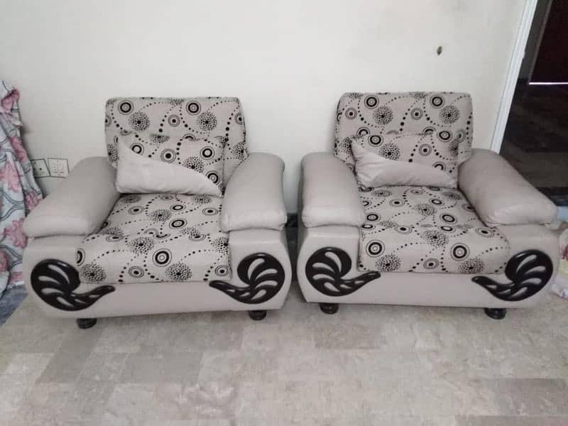 5 seater leather sofa set 1