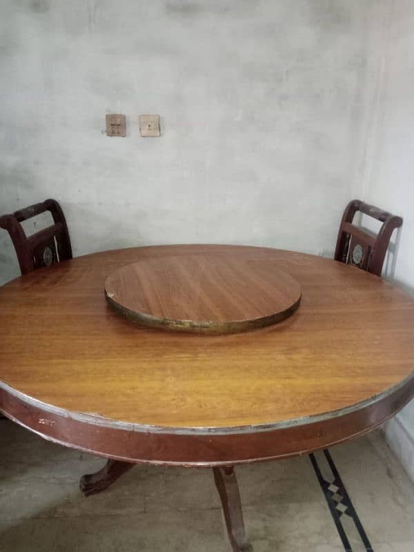 dinning table with 6 chairs 1