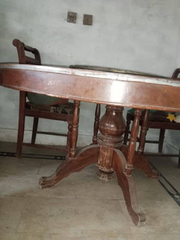 dinning table with 6 chairs 2