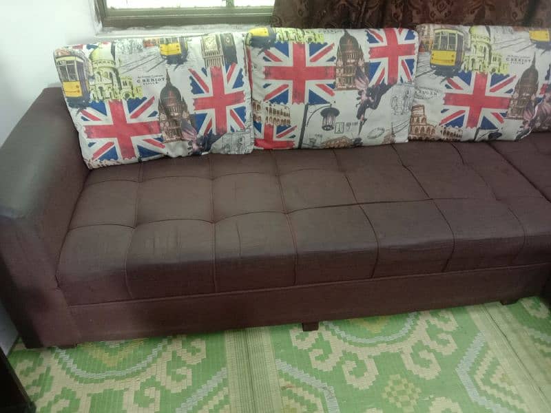 7 seater L shape sofa 1