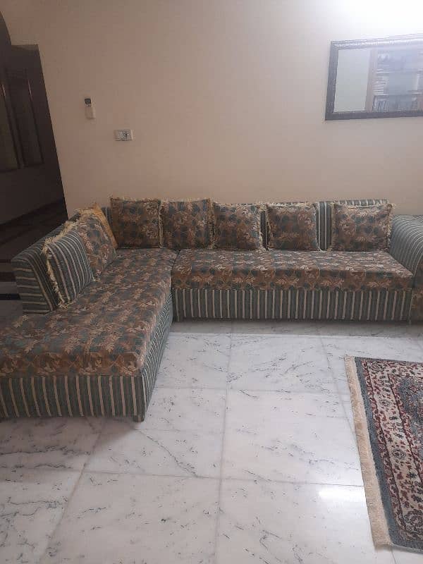 L shape sofa set 1