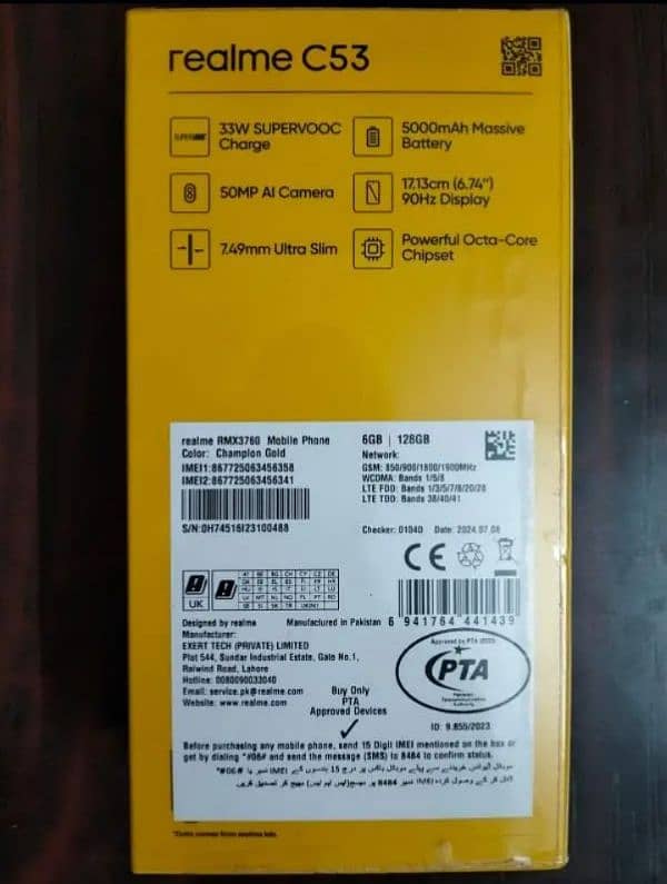 Realme C53 Full New 6/128 1