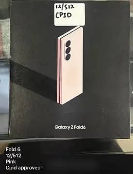 Samsung Galaxy Z Fold 6 ( 12GB/512GB ) online PTA 0