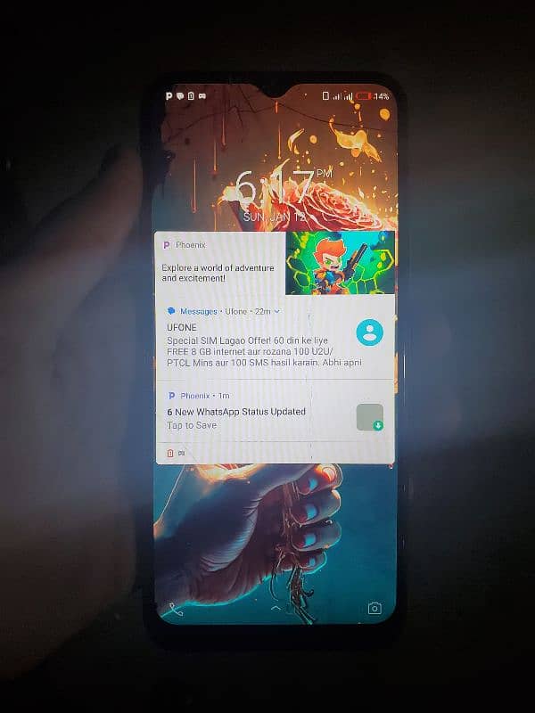 infinix hot 8 lite condition 10/7.5 1