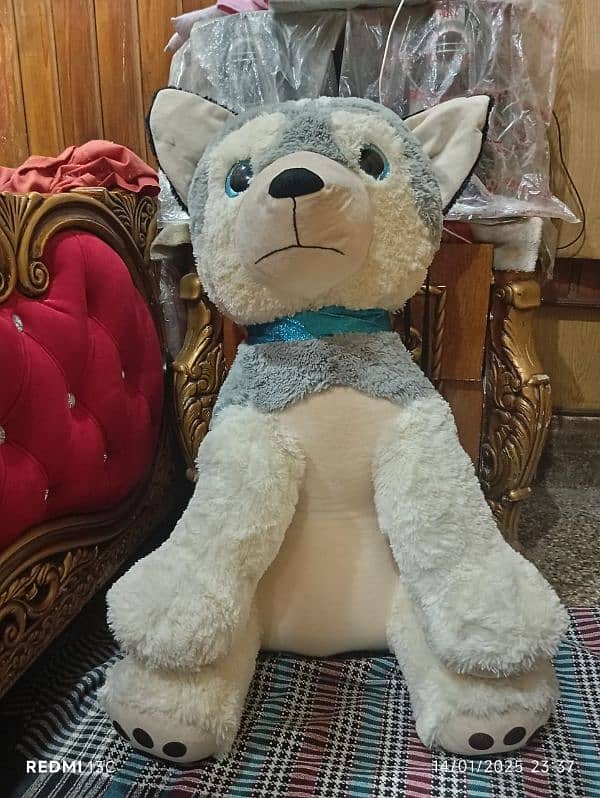 Stuffed  Toy Husky Dog 2