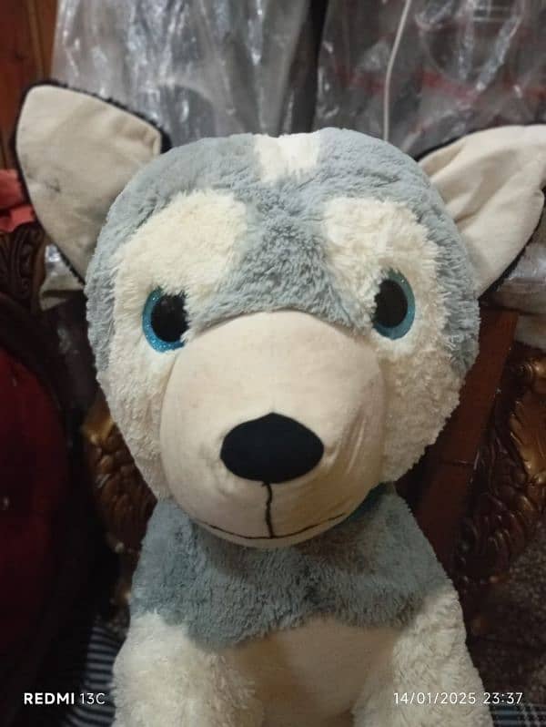 Stuffed  Toy Husky Dog 5