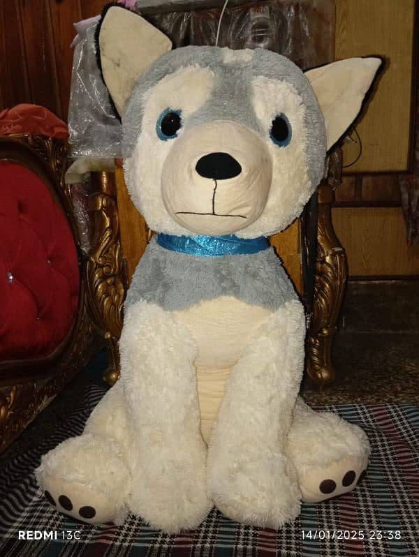 Stuffed  Toy Husky Dog 7