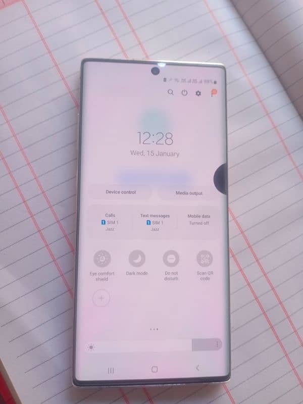 Samsung Note 10plus5G Dul sim 1