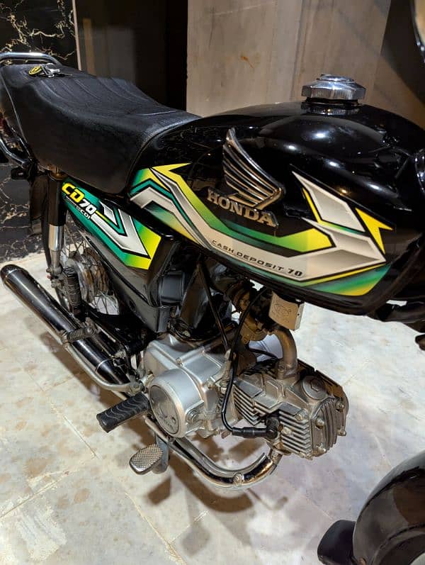 Honda CD70 2023 model hyderabad Registered up for sale 1