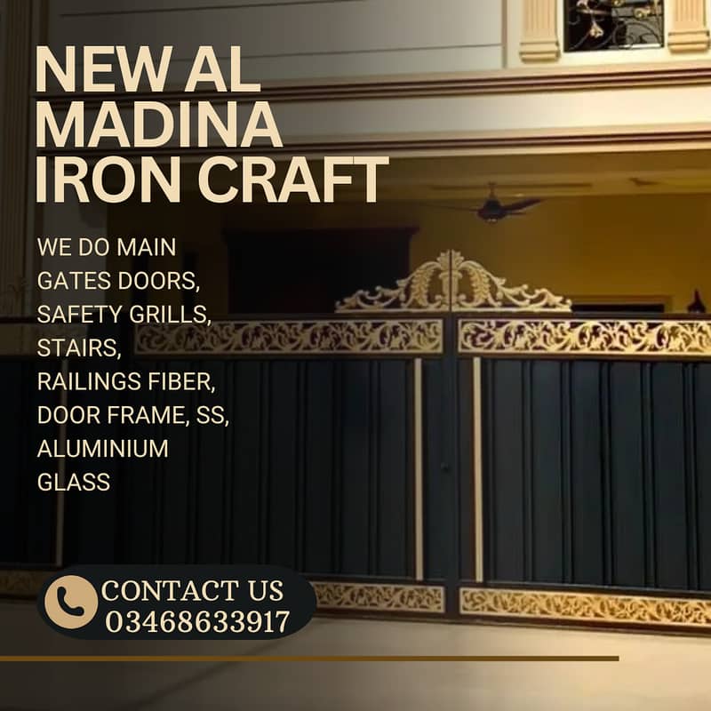 Aluminum /Gate/Door/Safety Grills/Chogath/Stairs Railing/Steel/ss 4