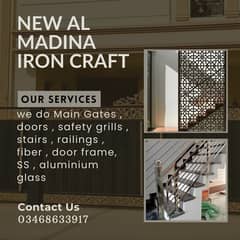 Gate/Door/Safety Grills/Chogath/Stairs Railing/Steel/ss/Aluminum