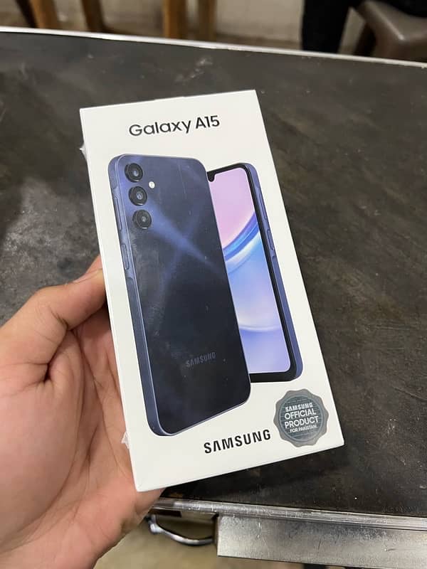 samsung A15 box pack 1