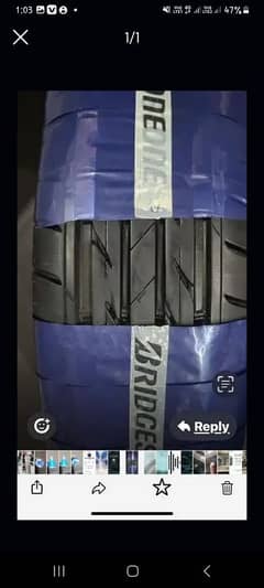 car tyre Bridgestone 185.60. 15