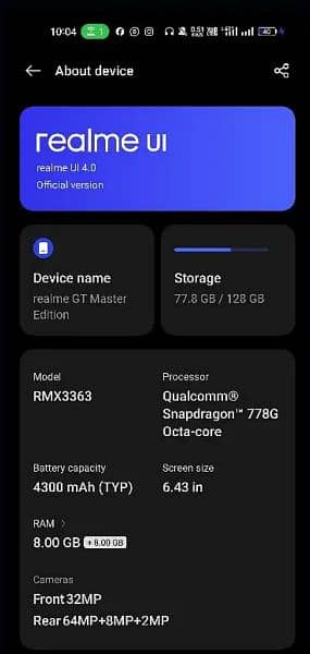 REALME GT MASTER 7