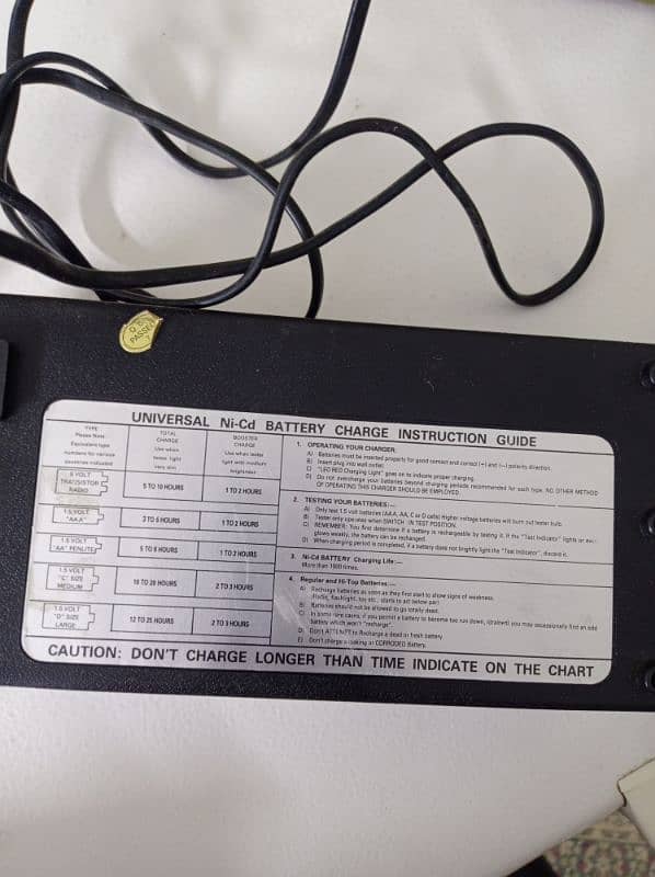 Battery Charger (Universal NI-CD Battery MW-398) 6