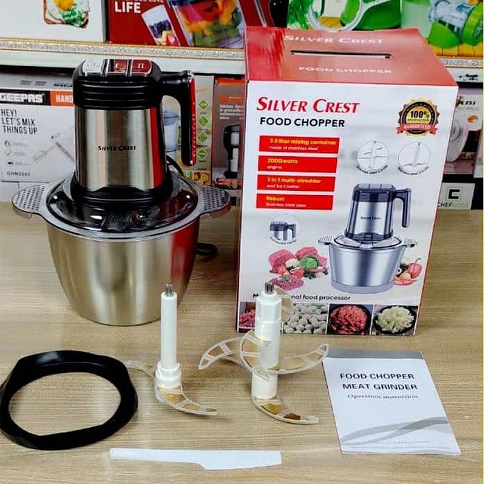 Silver Crest Food Chopper - Powerful Motor 0