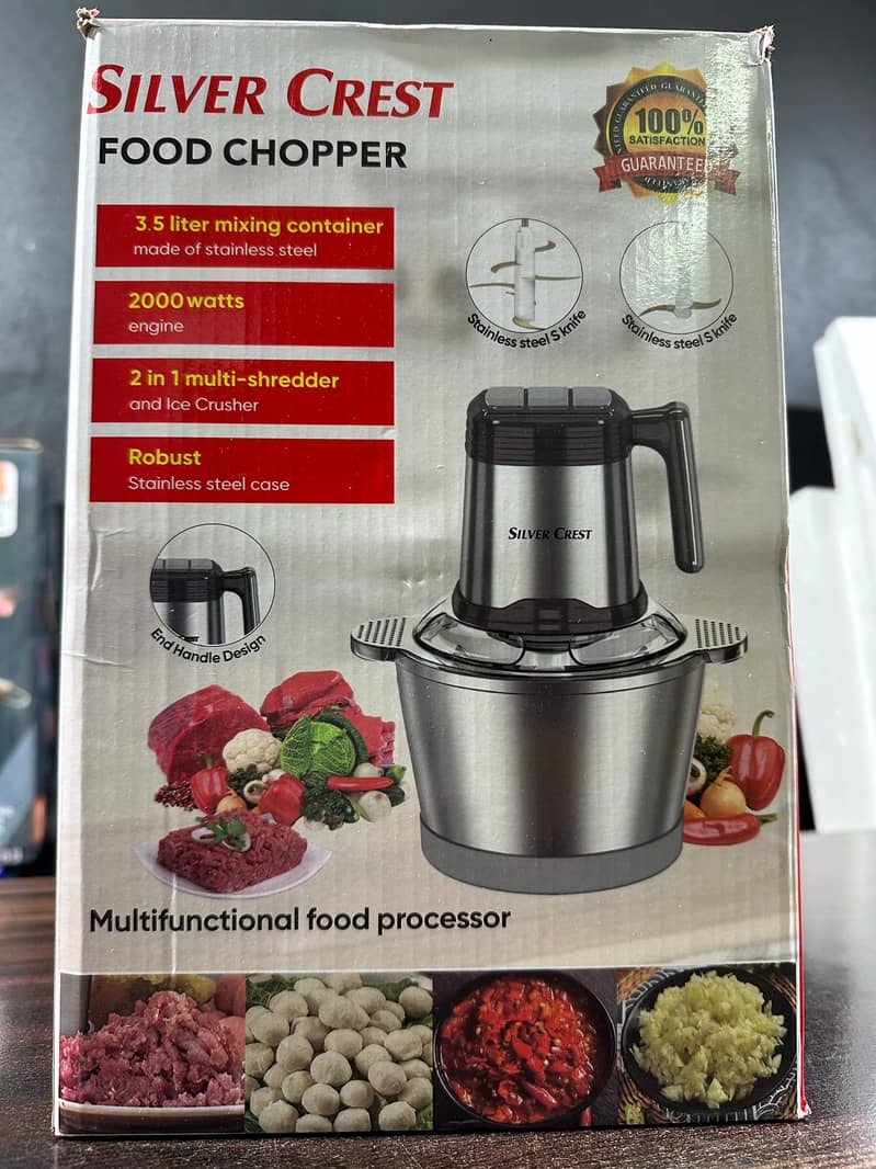 Silver Crest Food Chopper - Powerful Motor 1