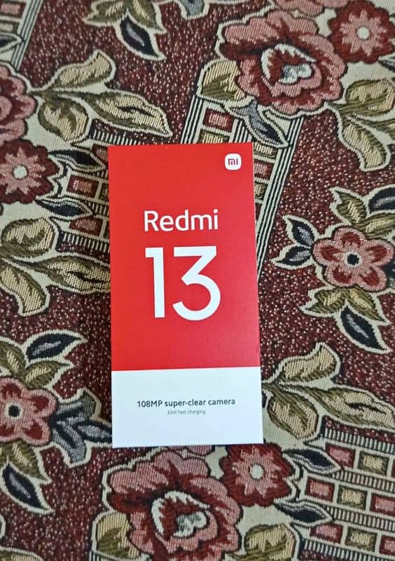 redmi 13 full box 10 day used only 8gb 128gb exchange possible 2