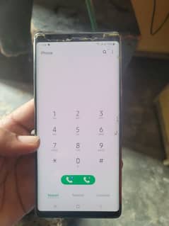 note 9 with no dot but little Crack from front as shown in pics