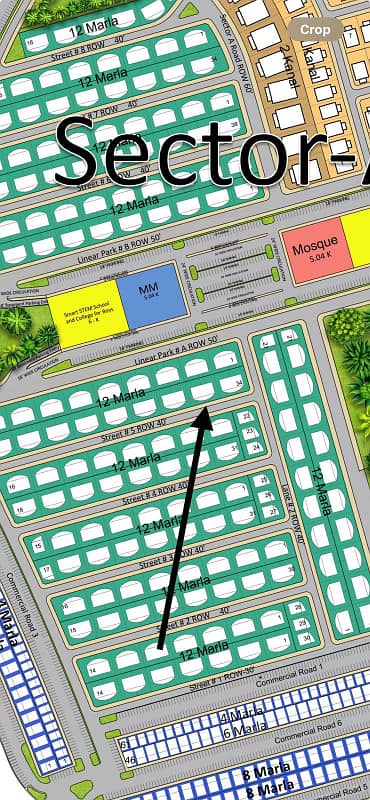 12 Marla possession plot available for sale in Overseas central capital Smart City 14