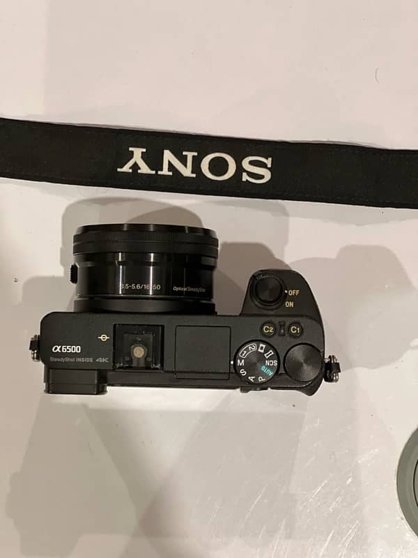 Sony A6500 with kit lens and box & 2 batteries 2