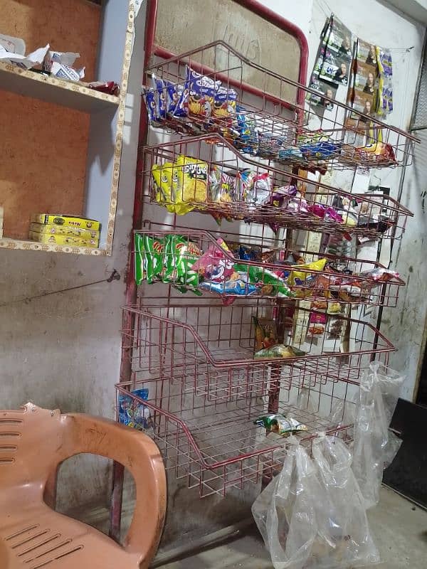 Shop Shelf Counter Snack Rack. 3