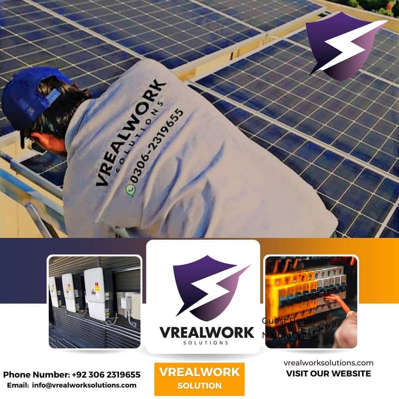 Solar Panel Complete Installation | Solar Structure | Solar Invertor 0