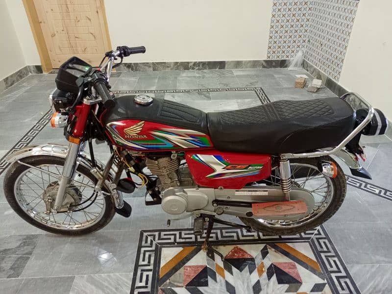 Honda CG 125 | 2023 Model | Red Color | Total Geniune 0