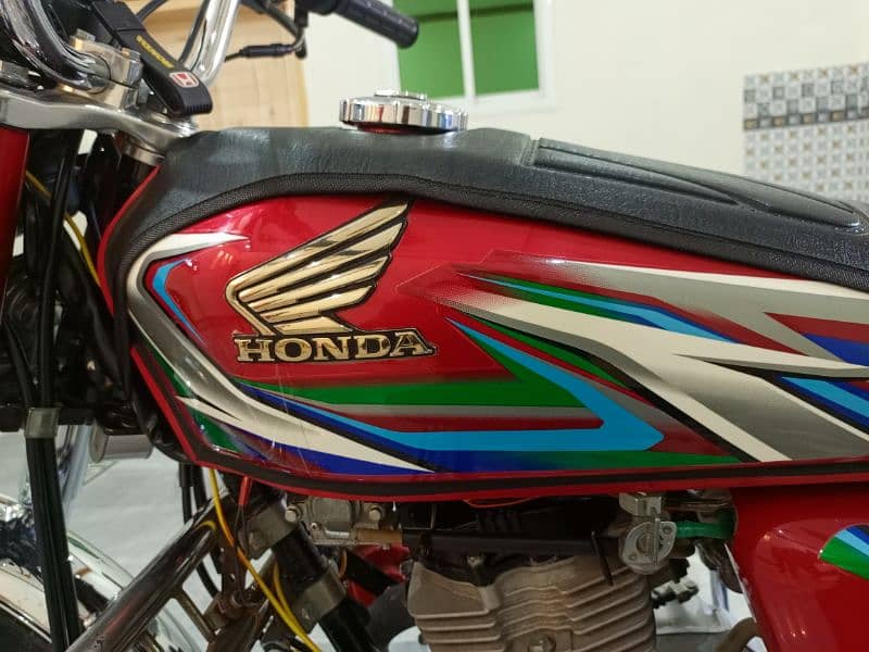 Honda CG 125 | 2023 Model | Red Color | Total Geniune 1