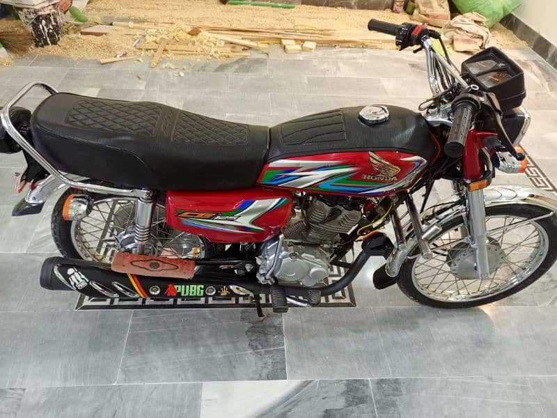 Honda CG 125 | 2023 Model | Red Color | Total Geniune 10