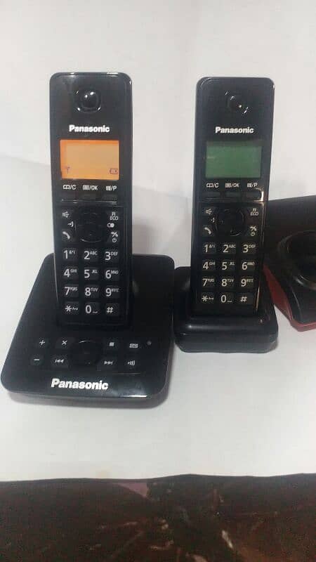 ORIGINAL PANASONIC 2721 twin CORDLESS PHONE FREE DELIVERY PAKISTAN 1