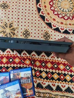 ps4 for sale with 2 controller and 3 games