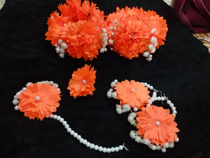 handmade mayon mehndi jewellery set 2