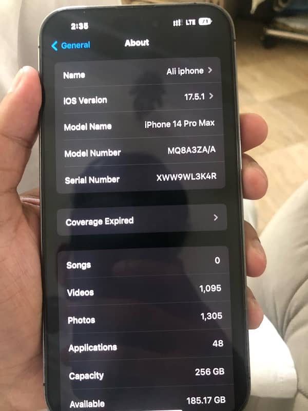 iphone 14 pro max 256 gb Hk pta approved 4