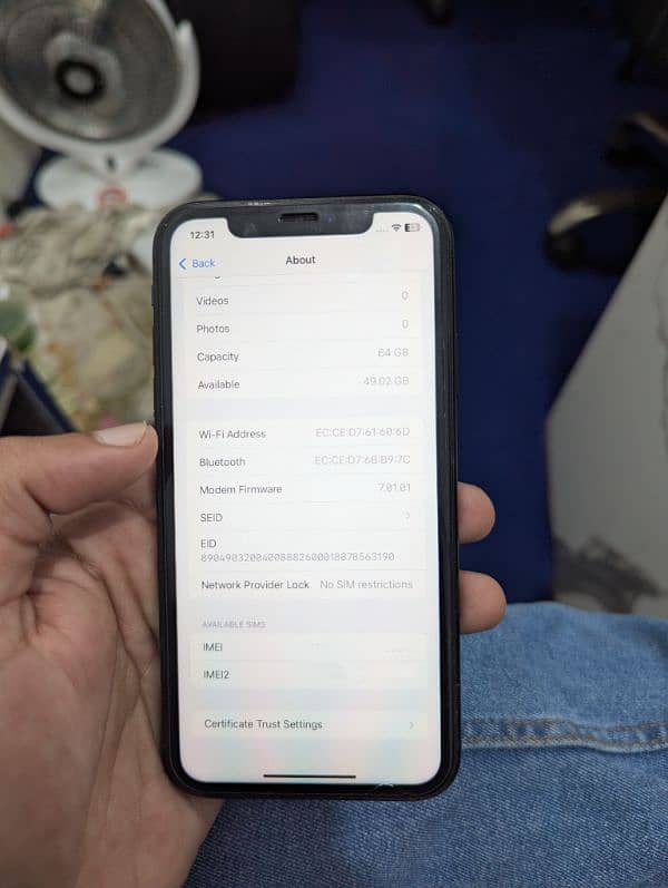 iphone XR non pta 64GB 86% BH 6