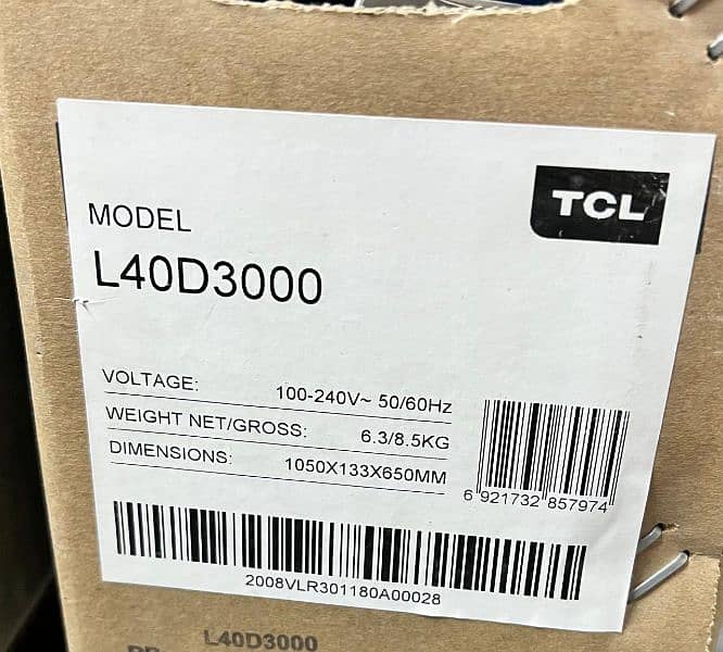 Tcl 40 inch led 3