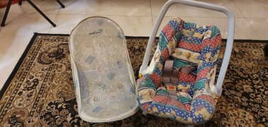 preloved baby carrier and bather