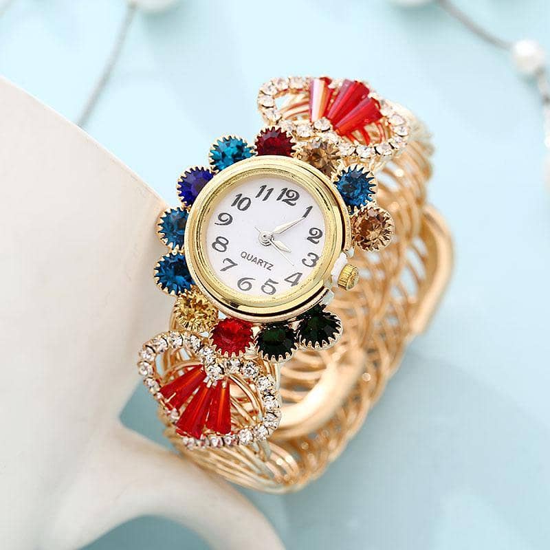 Korean Diamond Woman's Quratz Watch 2