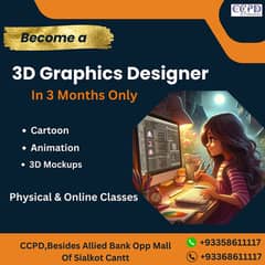 Become a 3d Graphics Designer in 3 months