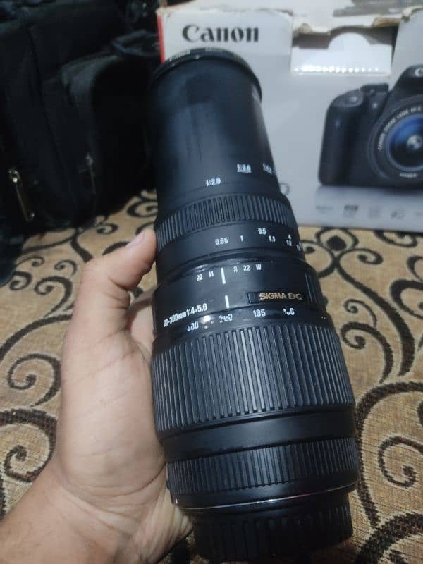 I want to sale my camera canon 700d with box & All accessories 6