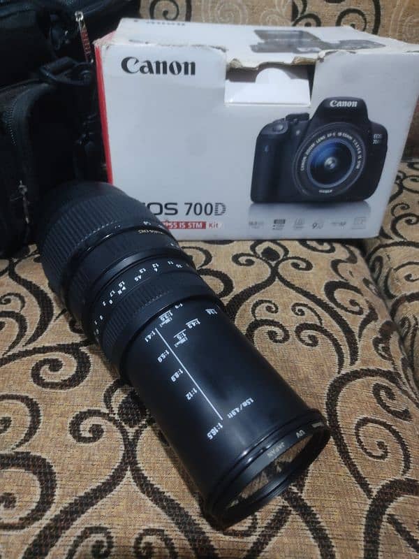 I want to sale my camera canon 700d with box & All accessories 7