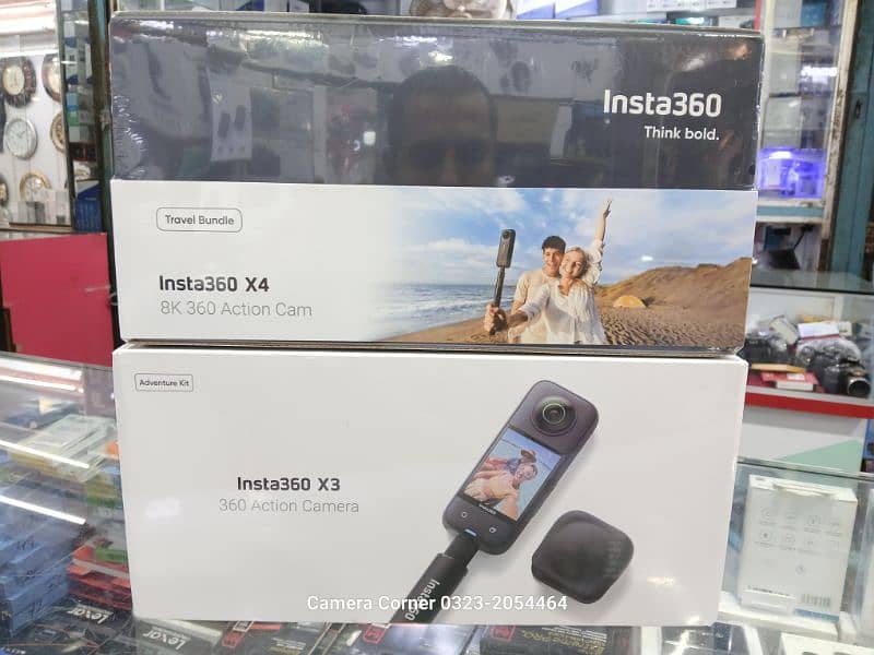 Insta360 X4 And Insta360 X3 box pack new 0323-2054464 2