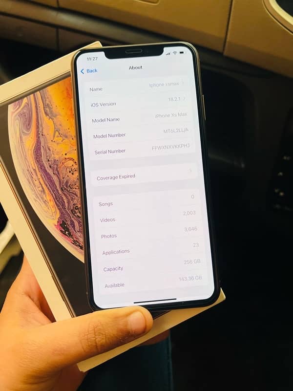 iphone xsmax 256gb dual sim pta approved with box 14