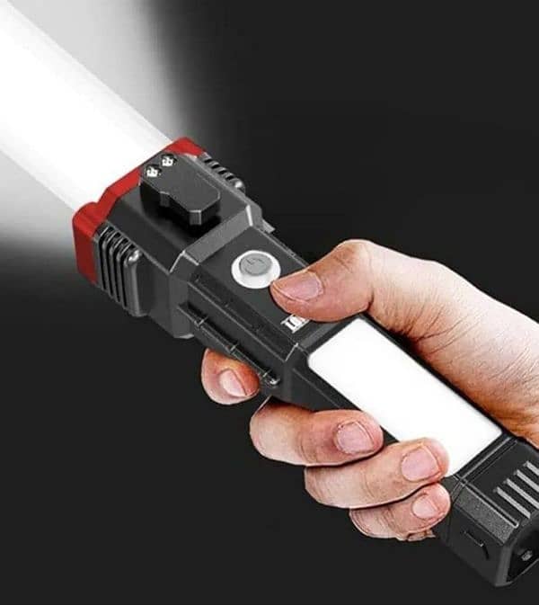 Rechargable LED torch light with type-c charging 2