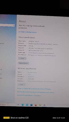 Hi! windows 10 install core i3 4th gen in good condition.