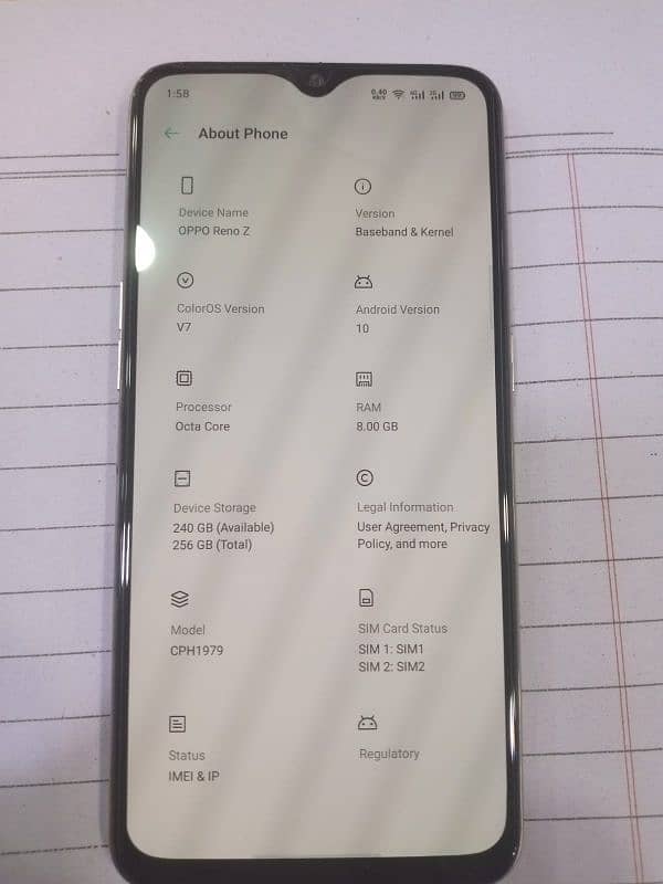oppo Reno z 8/256 3