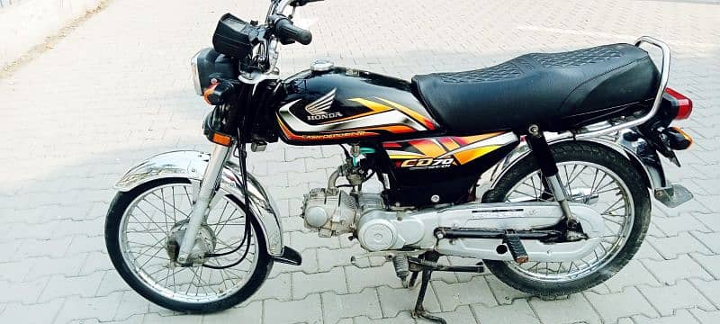 honda cd70 lush 2022 1st owner(0333-4114-400) 7