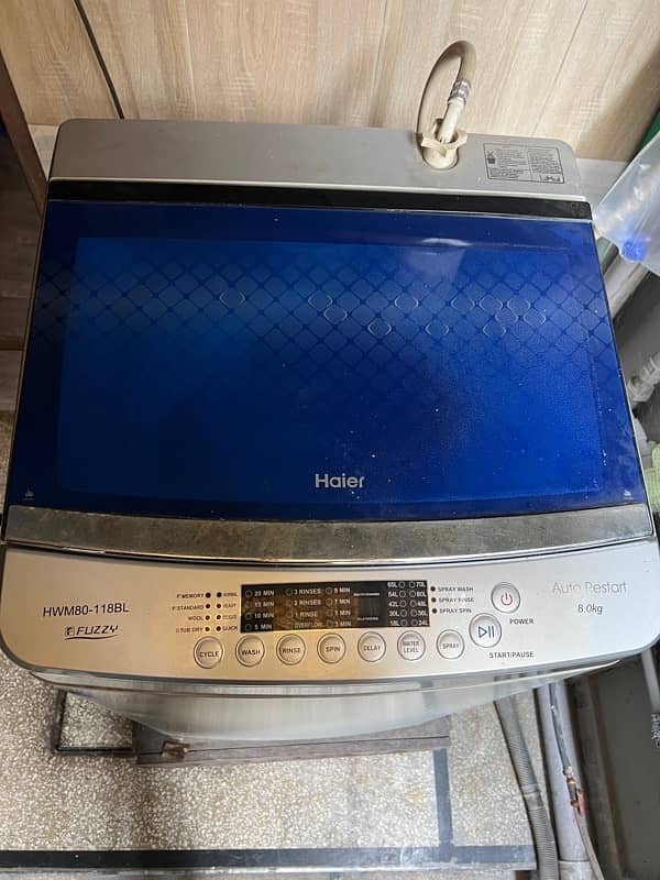 HAIER AUTOMATIC WASHING MACHINE 0