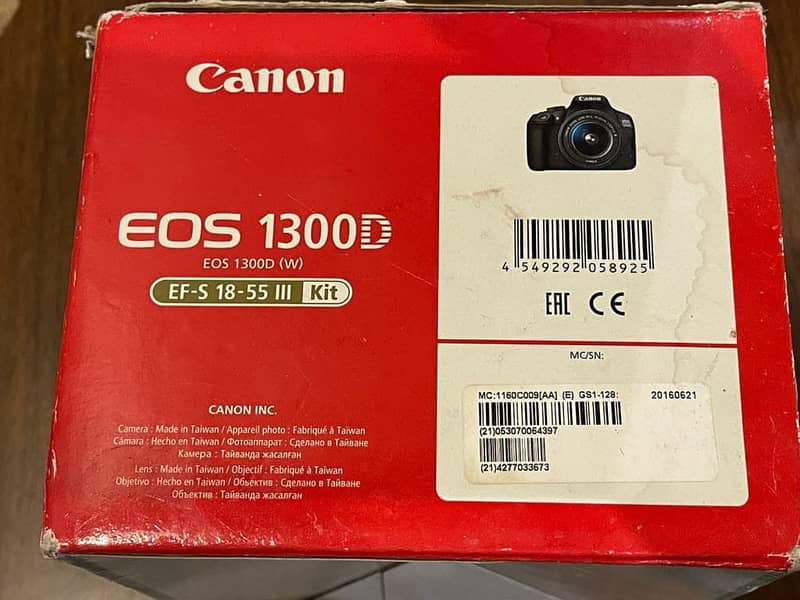 Canon EOS 1300D DSLR 6